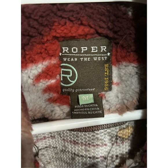 Women’s Roper Blanket Aztec Polar Multi-Color Fleece Pullover 1/4 Zip Jacket Wit - Picture 6 of 6